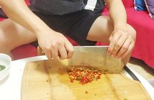 Learn cold noodle and wolf-teeth potato at local home