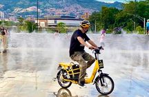 Medellin Private E-Bike Tour with Gourmet Lunch included.