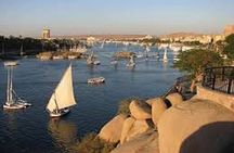  Luxor private City Tour west bank Camel Ride & Felucca sailboat 