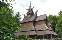 Guided Car Tour Old Bergen Museum and Fantoft, Stavechurch