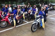 DaNang Night Foodie Tour-Sighseeing with Aodai Lady Rider Private