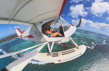 Seaplane Tours over the turquoise lagoon of the East of Mauritius