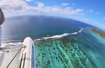 Seaplane Tours over the turquoise lagoon of the East of Mauritius