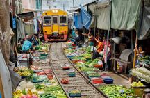Private 2 Days Maeklong Railway Market, Amphawa & Ayutthaya Tour