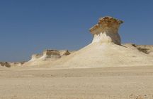 West Of Qatar Richard Serra sculpture, Mushroom Hills,Camel track