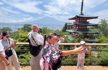 Private Mt.Fuji Kimono costume Photo Tour with Hotel Pick-up