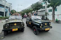 Saigon Jeep Tour with Food, Culture and Fun By Vietnam Army Jeep