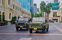 Saigon Jeep Tour with Food, Culture and Fun By Vietnam Army Jeep