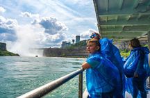 Niagara Falls: USA + Canada Tour with Cave, Boat Ride and Lunch