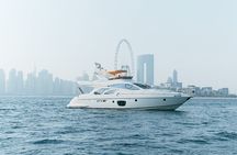 2 hours Dubai private luxury yacht 55ft tour
