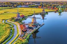 Windmills Country side tour Zaanse Schans Cheesefactory-Volendam