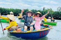 Hoi an Coconut Boat & Hoian ancient Town Tour From Danang orHoian