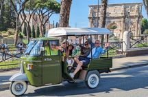 Private Tour Piaggio Ape Car Appia Antica & Food Tour