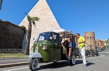 Private Tour Piaggio Ape Car Appia Antica & Food Tour