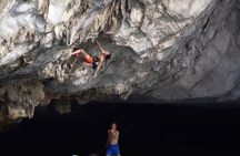 Full day deep water soloing - Kayaking in Cat Ba - Ha Long Bay.