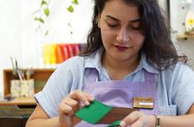 Cosmo Open Workshop in Batumi. Leather craft,Painting masterclass
