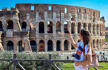 Colosseum & Forum Self-Guided Tour in Rome with Optional Arena