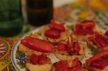 Cooking class with Pasta, mozzarella and Tiramisu with wine