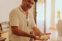 Cooking class with Pasta, mozzarella and Tiramisu with wine