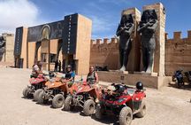 Quad from Kasbah Ait Benhadou to Ouarzazate Studios