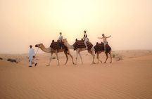 Dubai Desert Safari With Sandboarding & Camel Riding 