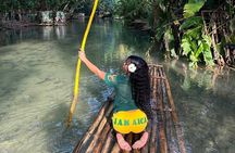 Bamboo Rafting & Limestone Foot Massage on the River