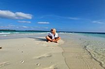 Private Pungume sandbank beach &feeding,swimming with seaturtles 
