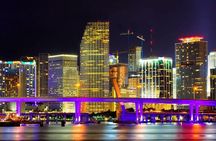 Miami by Night: City and Beach Lights Panoramic Tour