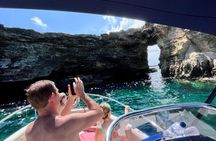 Private speed boat trip to Comino, Blue Lagoon and Caves
