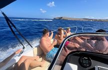 Private speed boat trip to Comino, Blue Lagoon and Caves