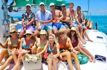 Private Isla Mujeres Catamaran Snorkeling & Open Bar Experience