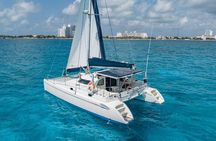 Private Isla Mujeres Catamaran Snorkeling & Open Bar Experience