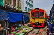 Mae Klong Hoop Rom Market and Floating Market Private Day Tour