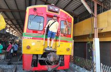 Mae Klong Hoop Rom Market and Floating Market Private Day Tour