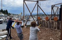 Lumberjack Show and Axe Throw Challenge
