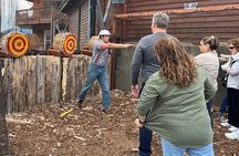 Lumberjack Show and Axe Throw Challenge