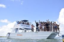 Party boat, Snorkeling, Sand-bar open bar in Bávaro Beach