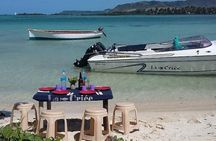 Speedboat Blue Bay to Ile Aux Cerfs BBQ and Lobster Lunch