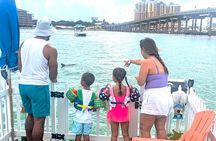 Most POPULAR UNIQUE way to enjoy Crab Island. Best in Destin.
