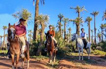 Horseback Riding Adventure in Palmeraie Grove 2 hours -Marrakech