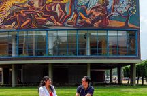 Guided Walking Tour Describing UNAM Murals and Revolution