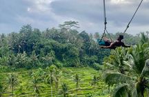 Ubud: ATV Rafting + Zipline, Swing, Sky Bike in Bali Rice Terrace
