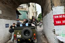 Hanoi Jeep Night Street Foodie Tour, Train Street and Egg Coffee