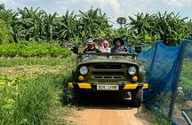 Hanoi Jeep Red River Delta Explore Rural Village See rice Paddies