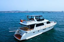 Bosphorus Sunset Cruise with Wine, Feel Special On A Luxury Yacht