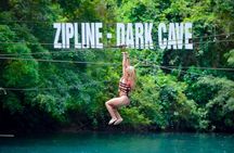 Zipline Dark cave & Paradise cave: Full-day Exploration