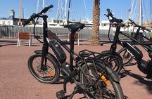 Electric bike tour through parks and beaches in Barcelona