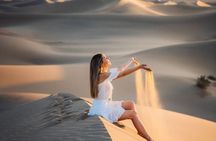 Dubai Dune Bashing Tour with Quad Bike, Sandboarding, Camel Ride