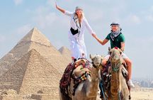 Hurghada to Cairo Private Tour Pyramids Grand Museum Camel Ride