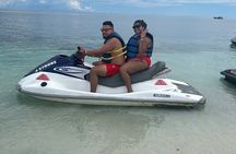 Lethe Bamboo Rafting Tour with Lime Stone Massage & Jet Ski Mobay